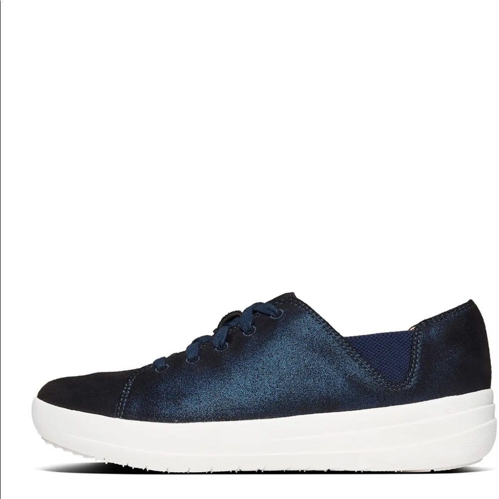 Fitflop Valentia Metallic Sneaker Aurora Blue